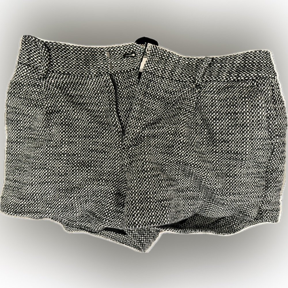 Banana Republic Tweed Black and White Shorts
